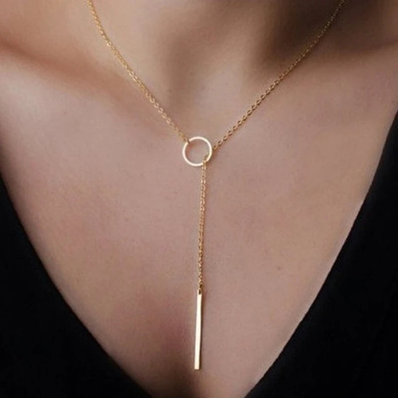 Stick Pendant Necklace