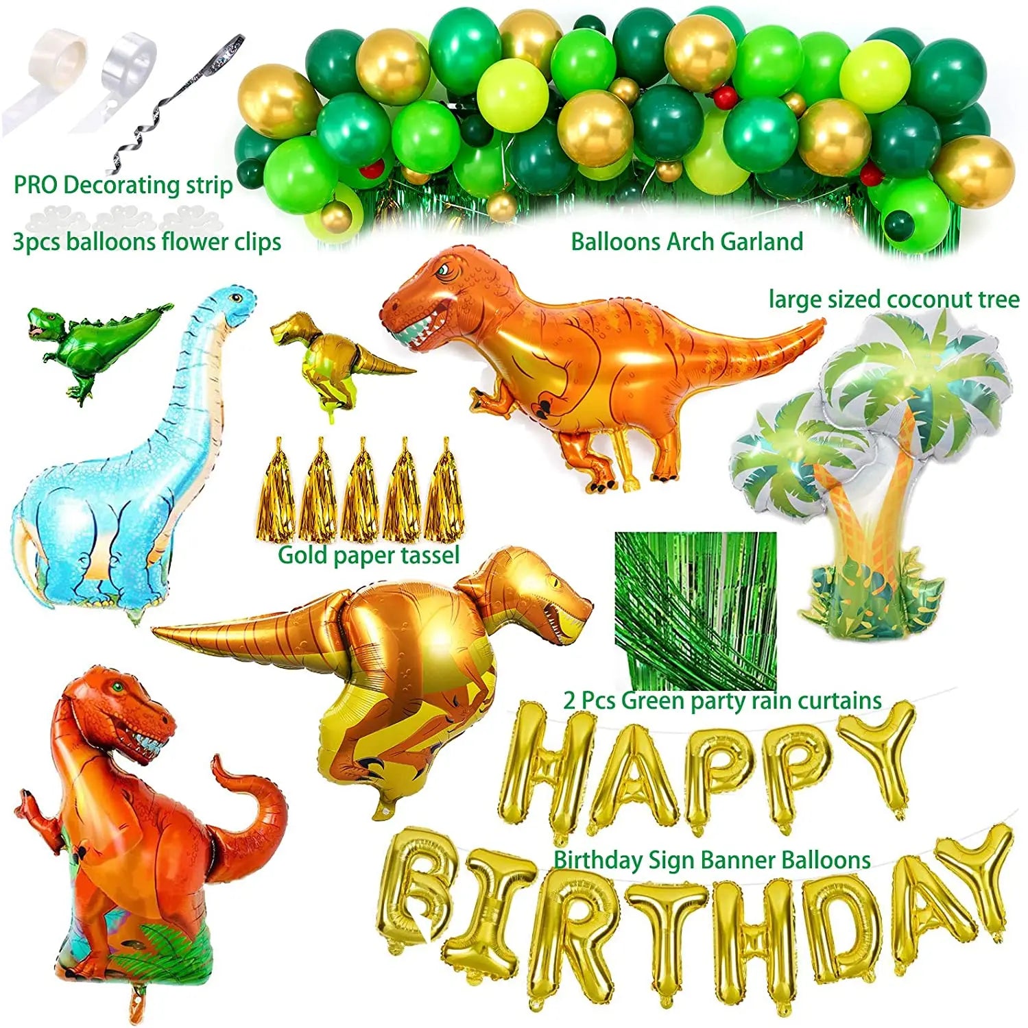 Dinosaur Birthday Party Decorations & Balloons