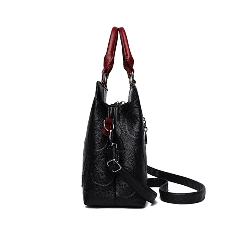 PU Leather Casual Crossbody Bag