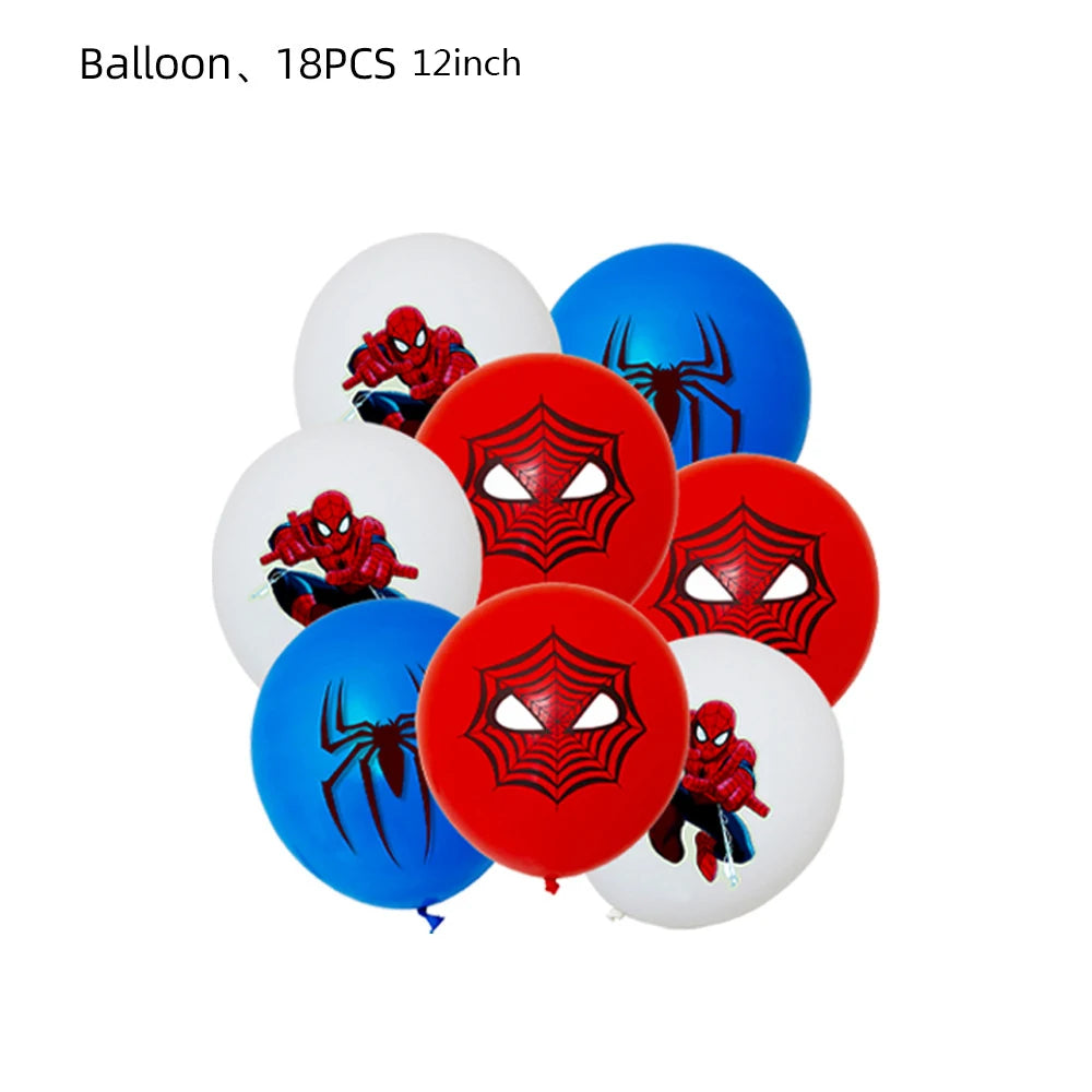 New Spiderman Theme Birthday Party Decorations