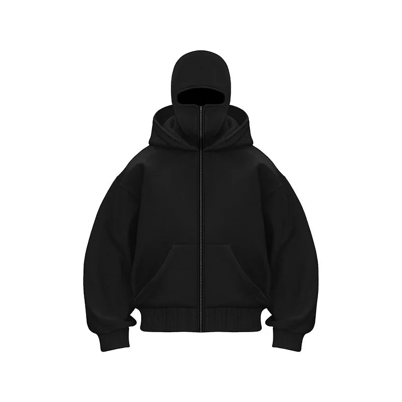 Double hoodies men's sweatshirts