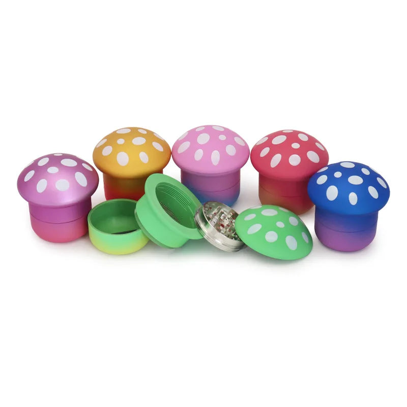 Large Metal Grinder Herb 70MM Mushroom Shaped