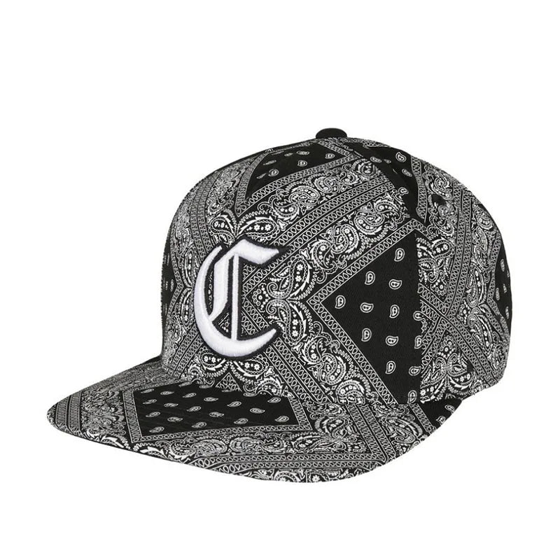 Bandanna Print Baseball cap