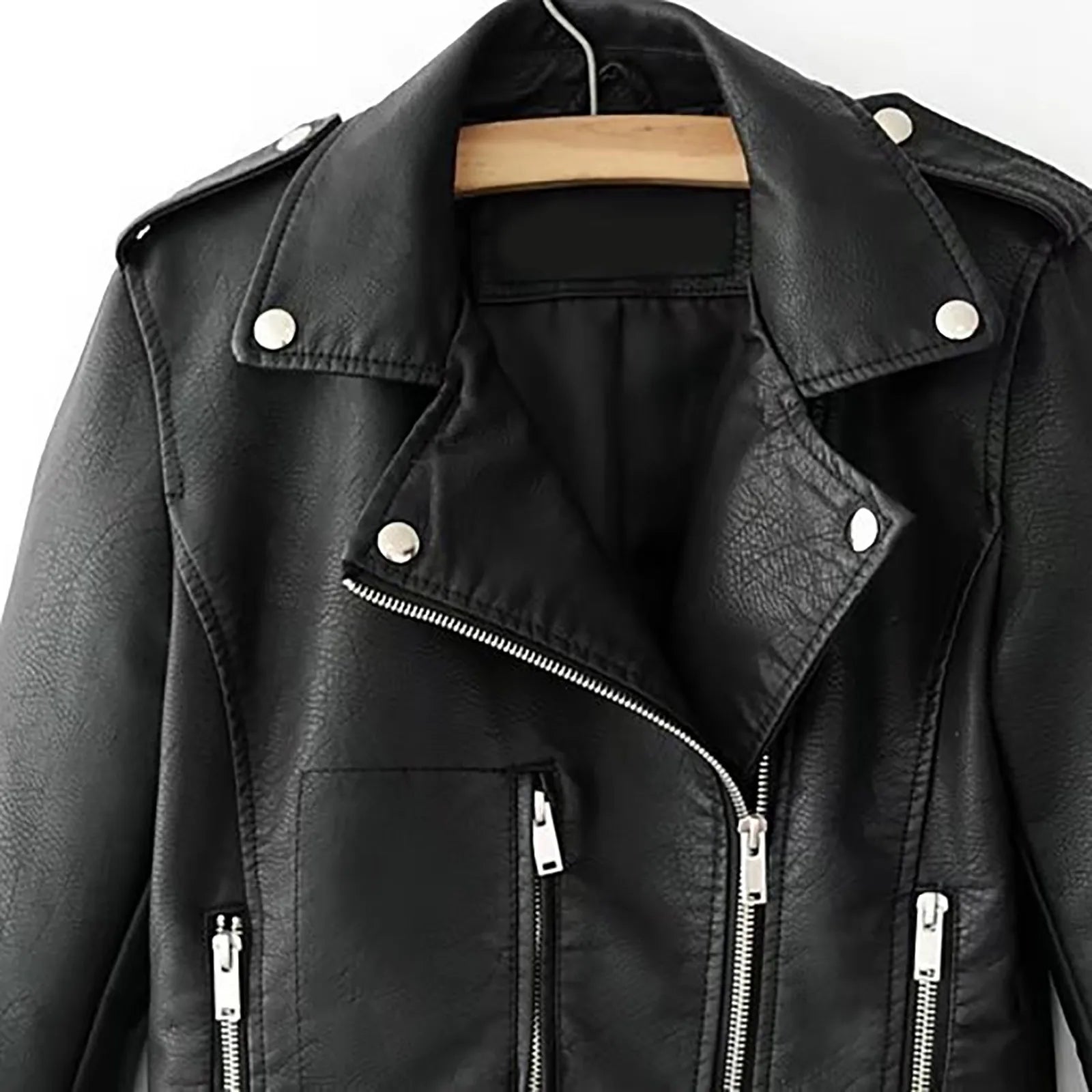 Retro Motorcycle Leather Jacket