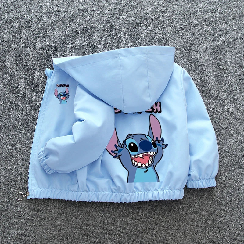 Lilo and Stitch Children Girls Hooded Jacket