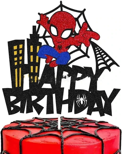 Spiderman Cake Toppers