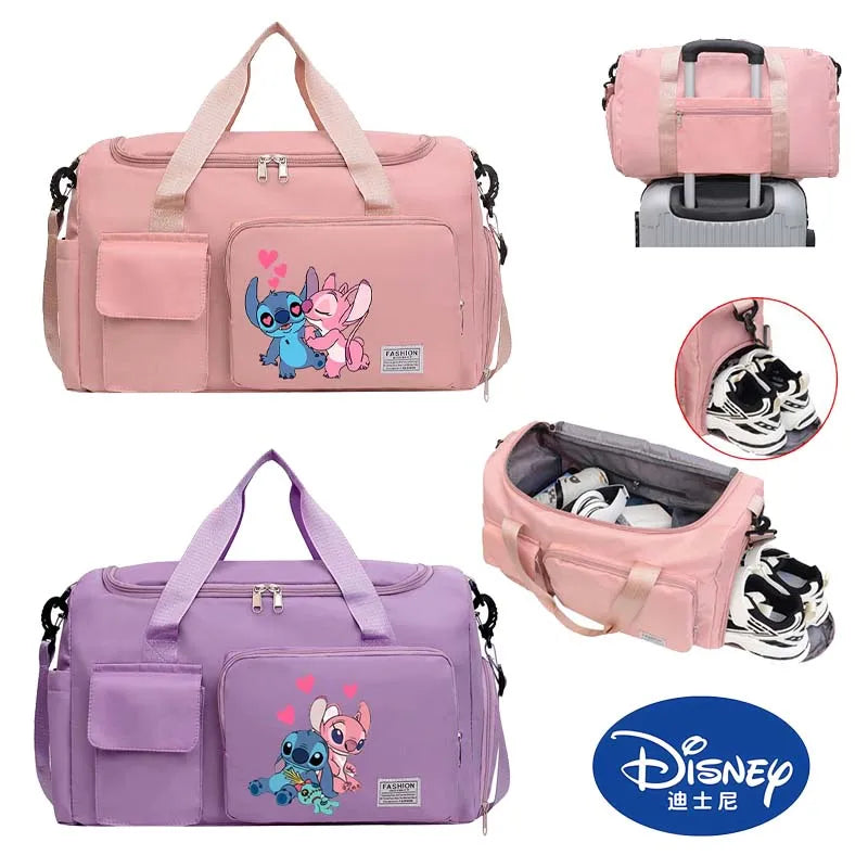 Disney Stitch Travel Bag Large Capacity