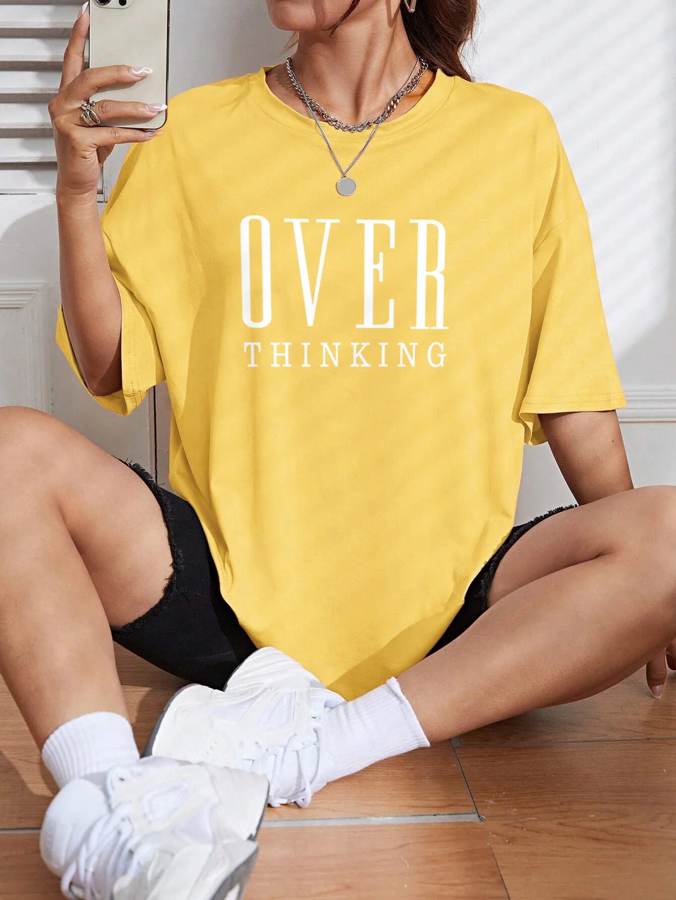 Over Thinking   Short Sleeve  Casual T-Shirt