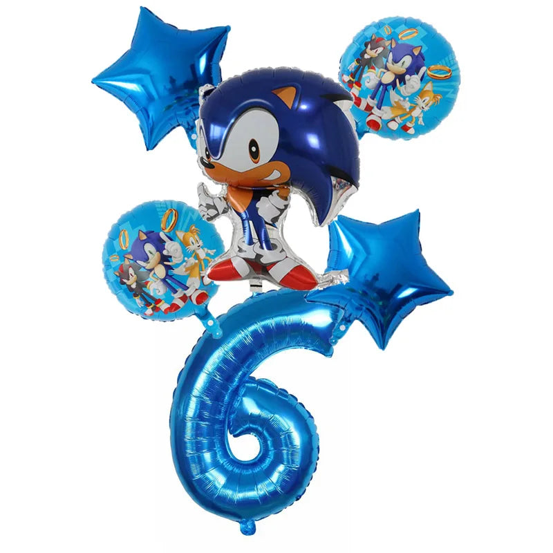 New Cartoon Sonics Birthday Party Decorations