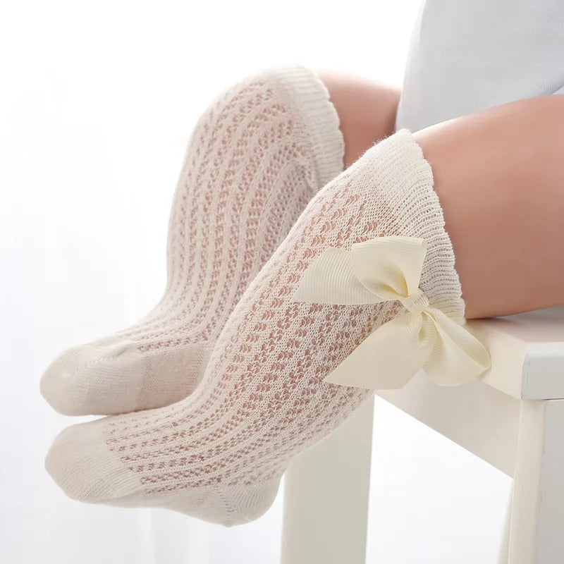 Baby Girls  Mesh Knee Socks