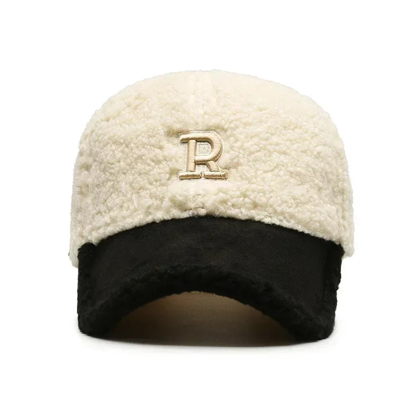 Trendy Lambswool Baseball Cap