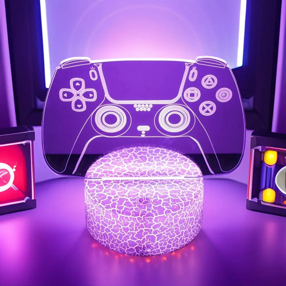 NEON GAMER 3D  LED  Light Gaming Setup