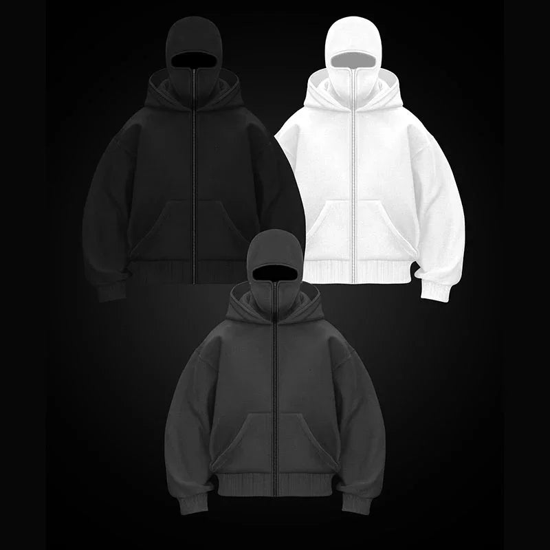 Double hoodies men's sweatshirts