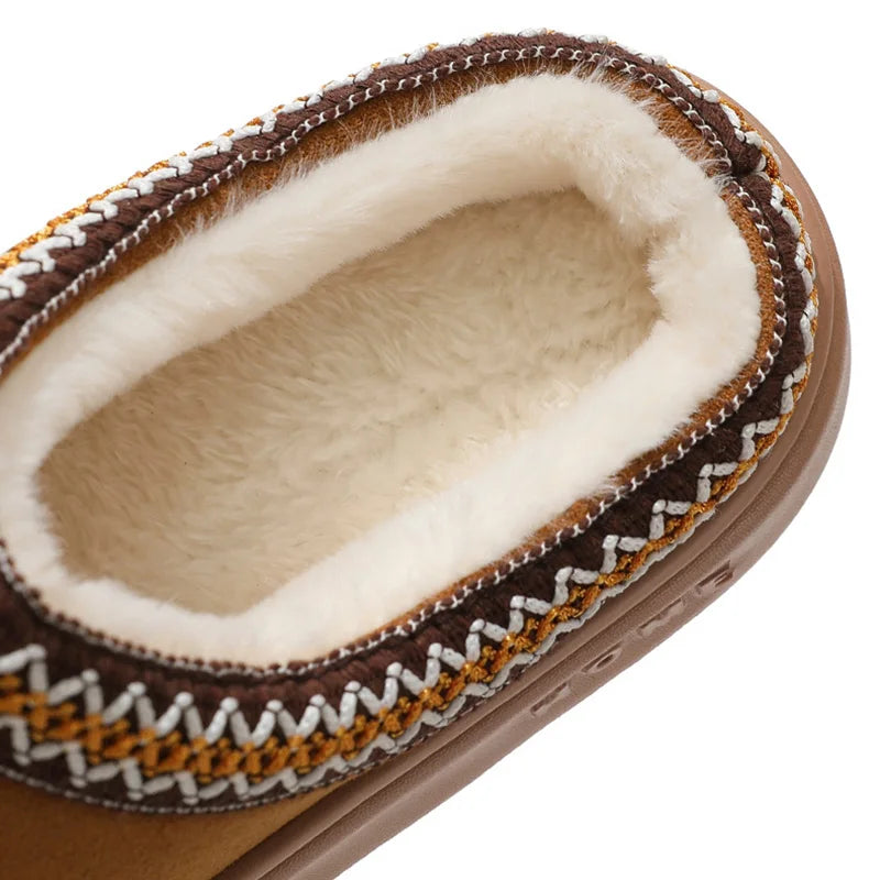 warm fluffy Woman slippers