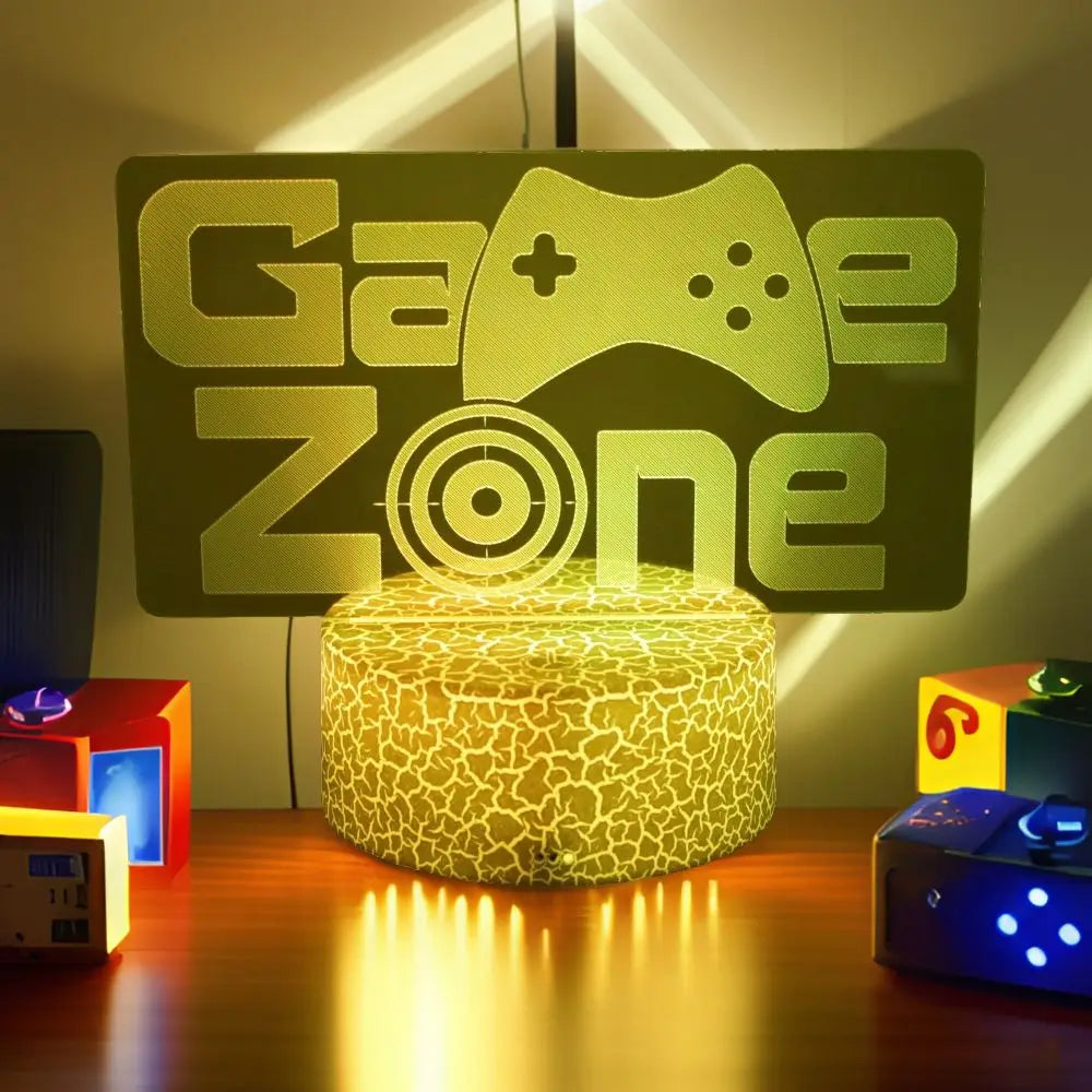 NEON GAMER 3D  LED  Light Gaming Setup