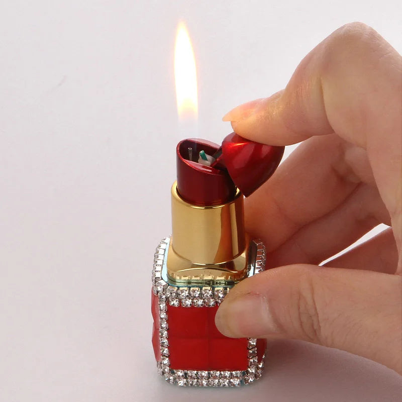 Bling Bling Lipstick Cigarette Lighter for Ladies