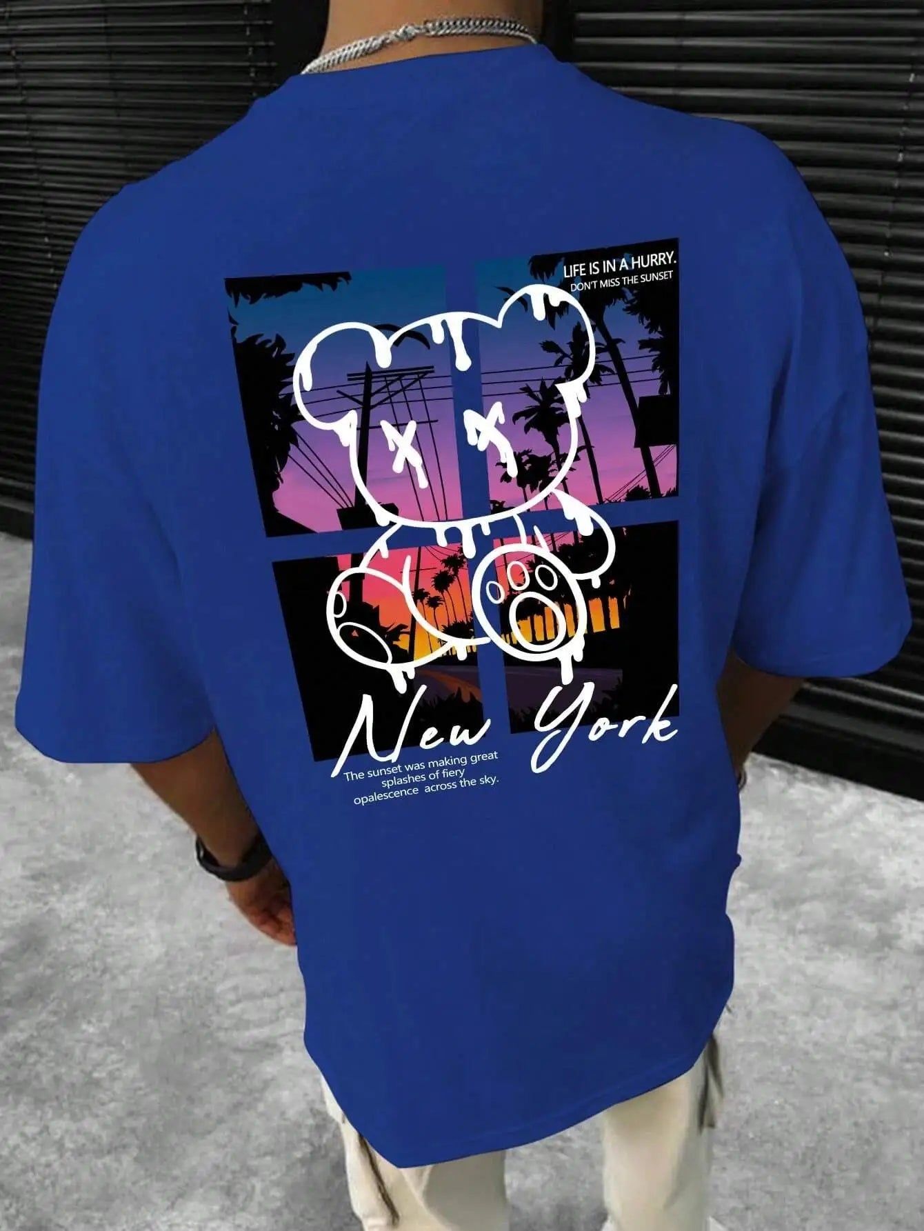 New York Design T Shirts Men