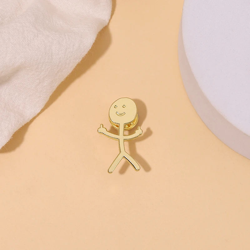 Rude Finger Pins 