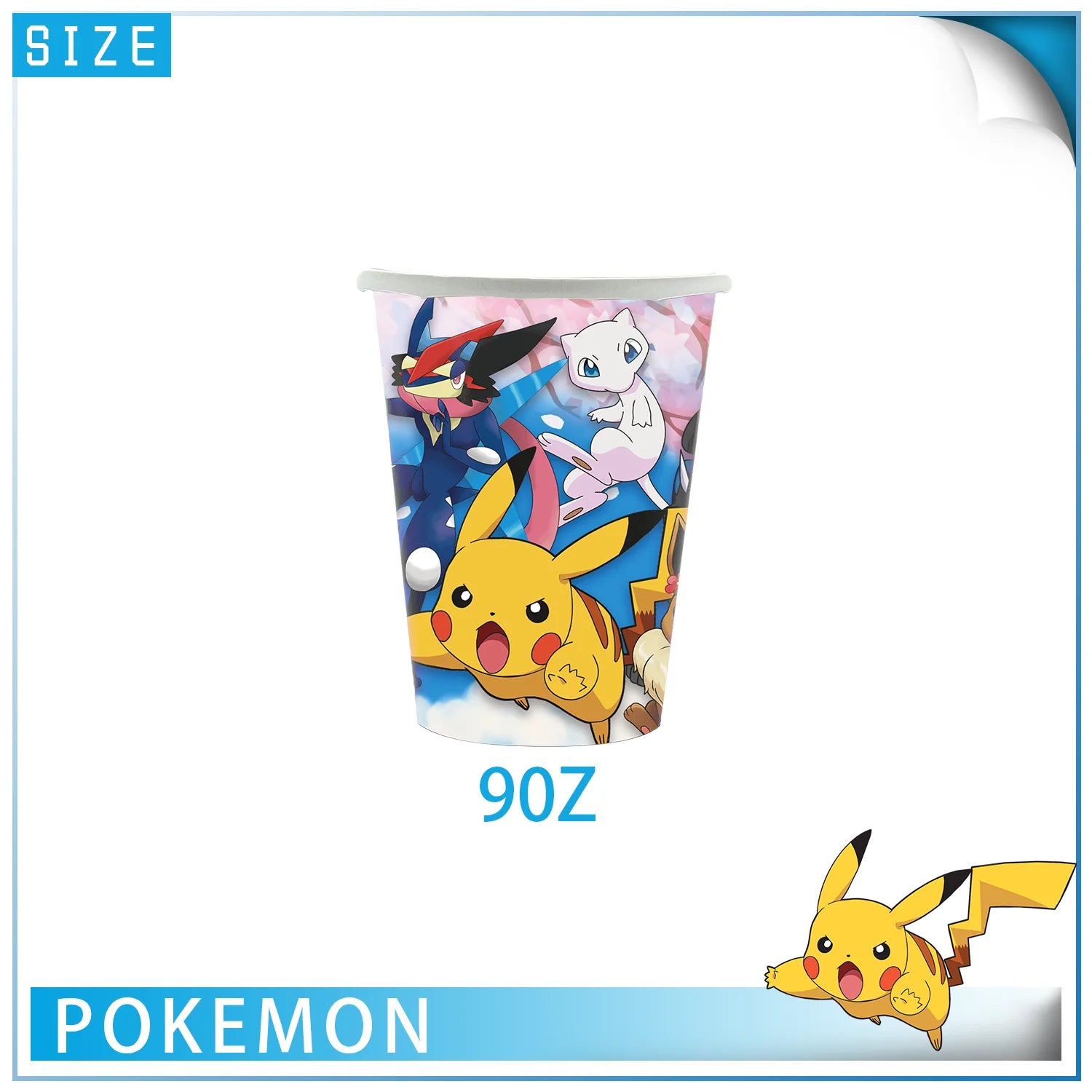 Pokemon Birthday Party Decor Disposable Tableware