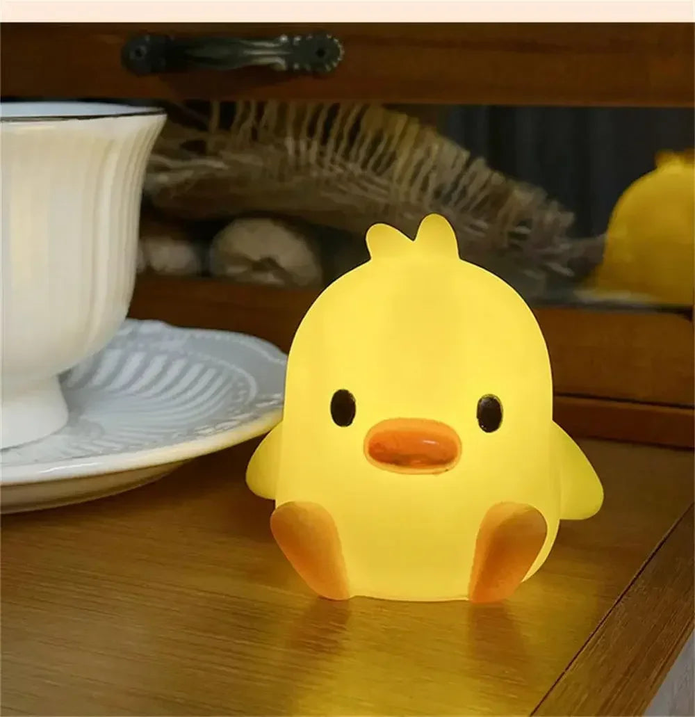 LED Yellow Duck Desk Lamp with Soft Light