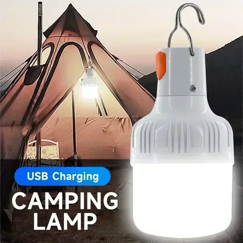 60W Emergency Light Outdoor Camping Supplies  USB Rechargeable