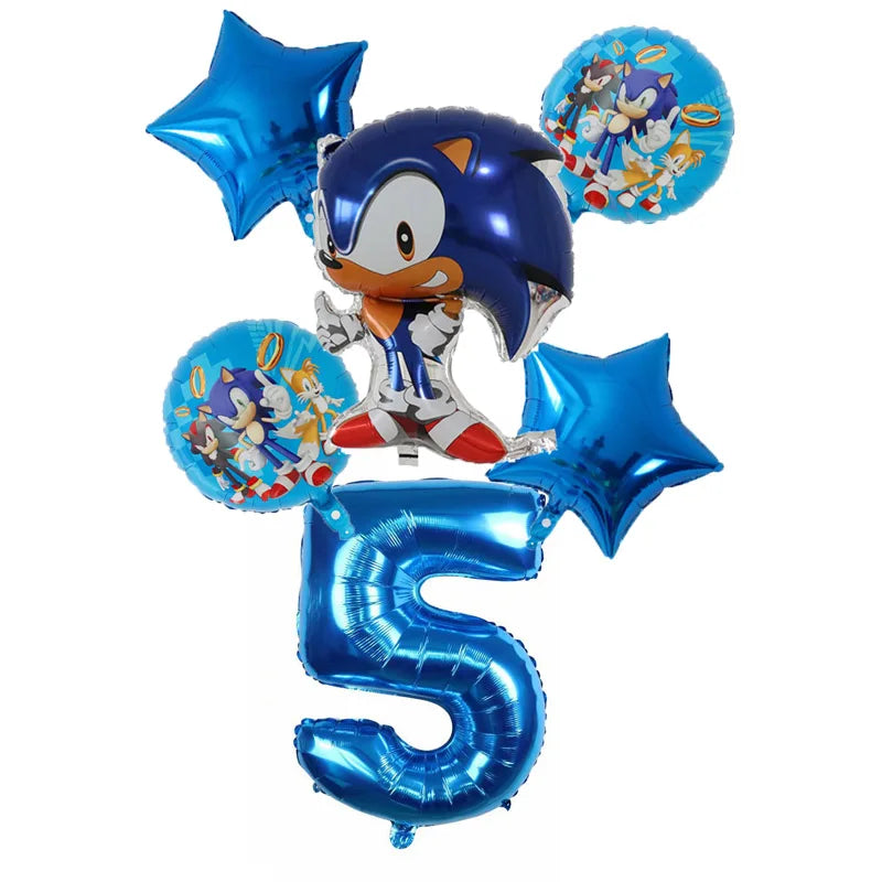 New Cartoon Sonics Birthday Party Decorations