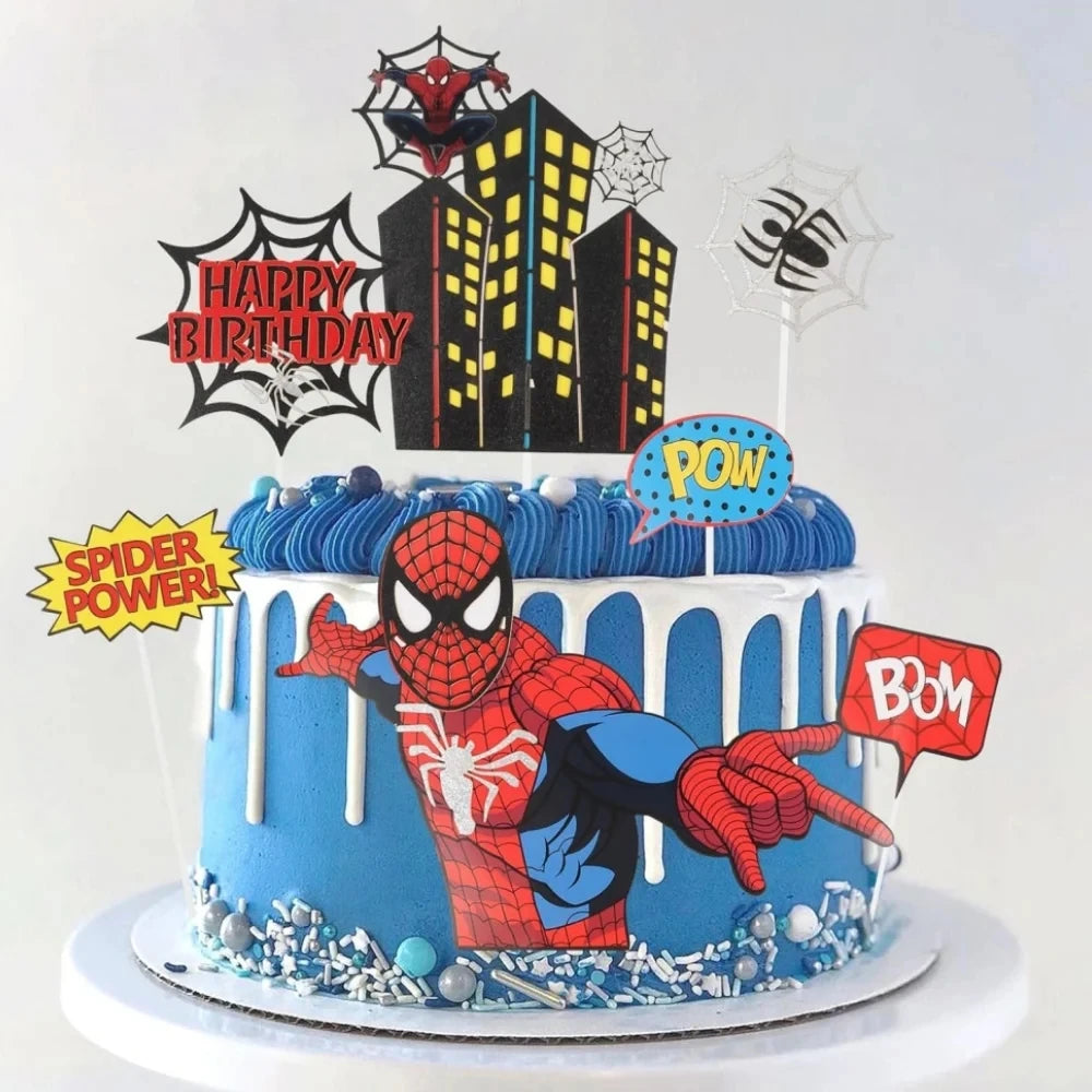 Spiderman Cake Toppers