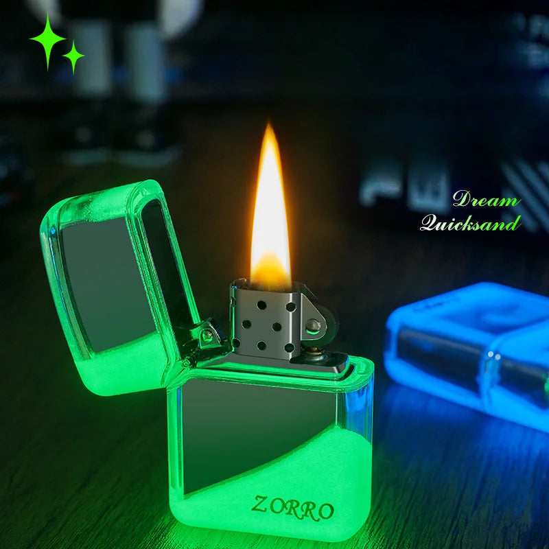 ZORRO Luminous Quicksand Cool Kerosene Lighter