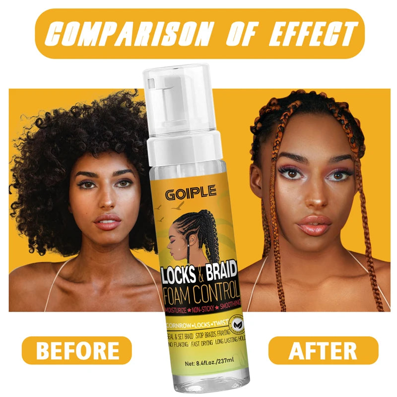 GOIPLE Smooth Shiny Hair braiding gel Extra Hold