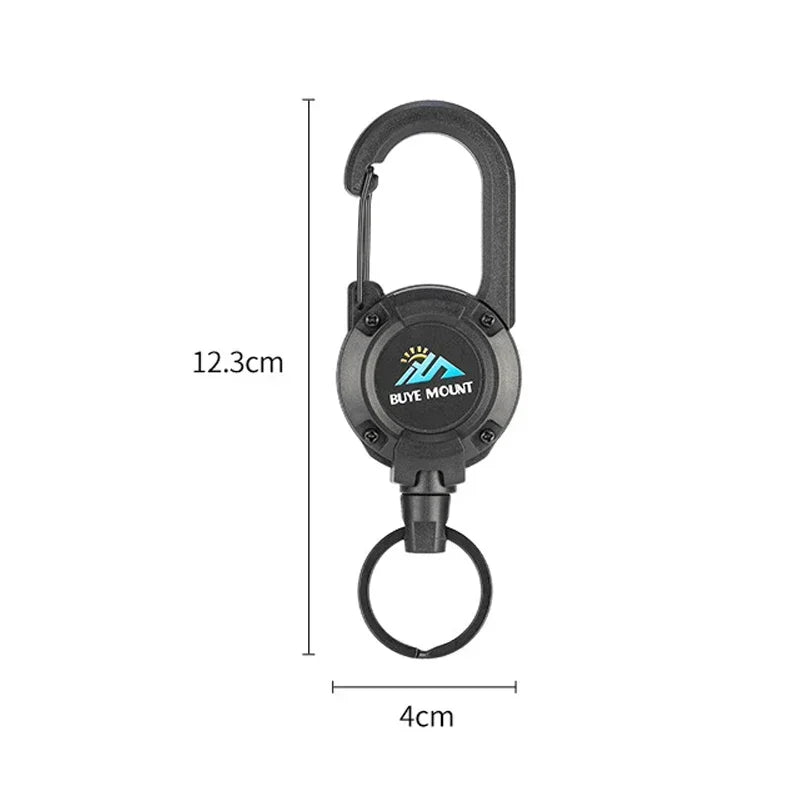 1pcs Heavy Duty Retractable Pull carabiner