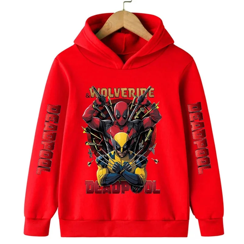 Deadpool & Wolverine Children Hooded Sweatshirts