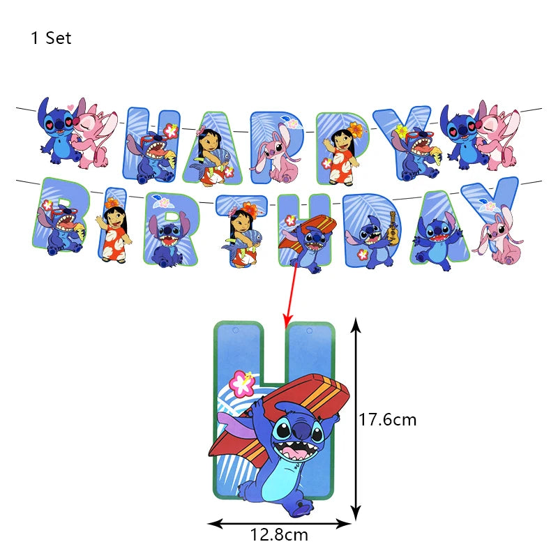 Stitch Birthday Party Decoration