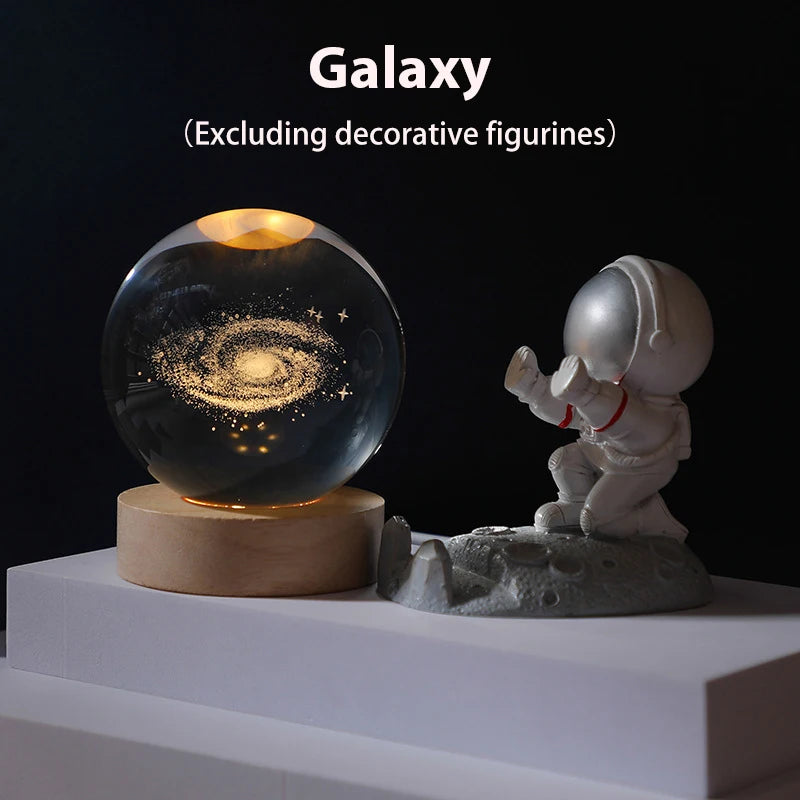 Crystal Ball Night Light LED Galaxy