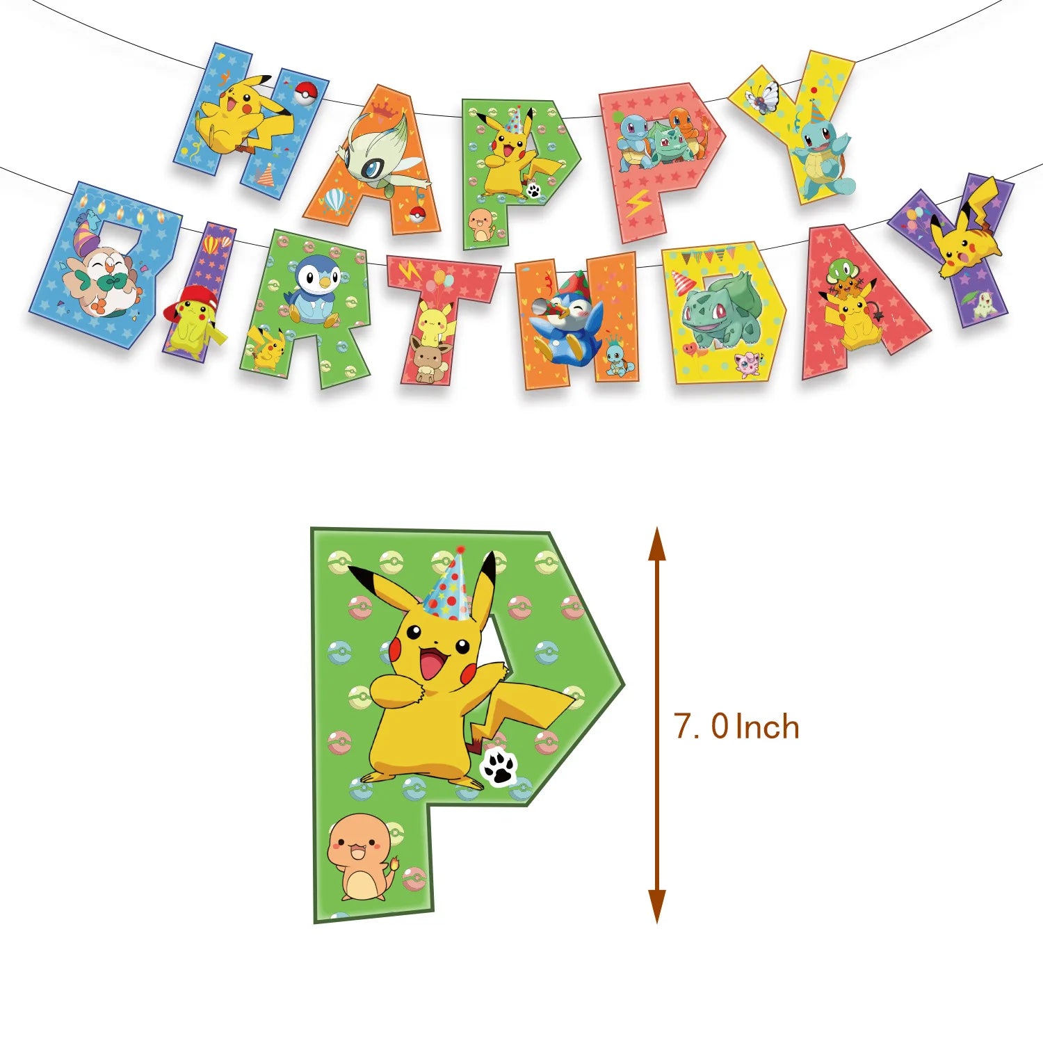 Pokemon Birthday Party Decor Disposable Tableware