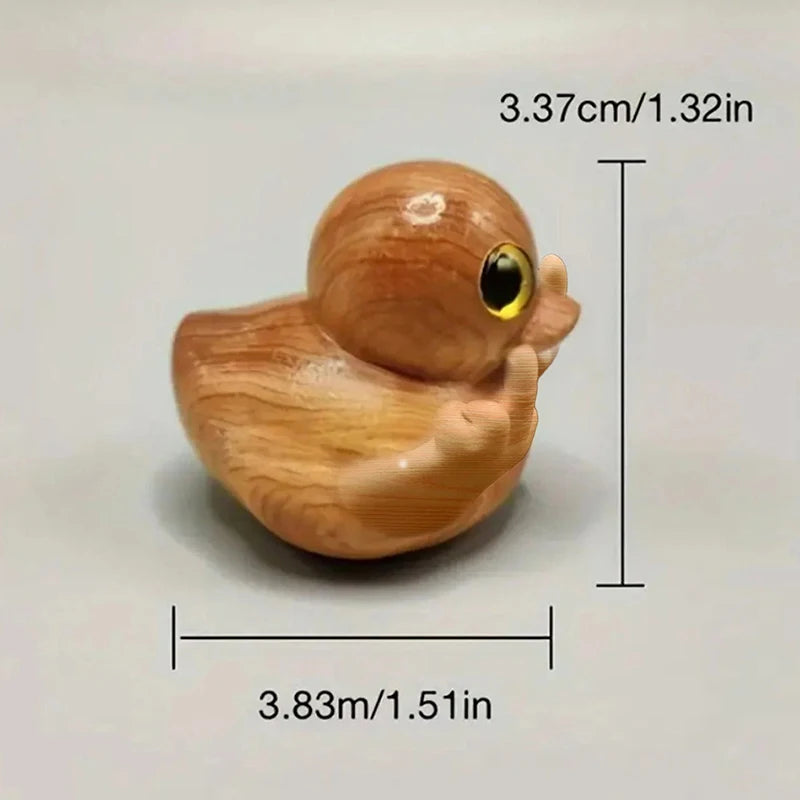 Handmade Wooden  Mini Duck