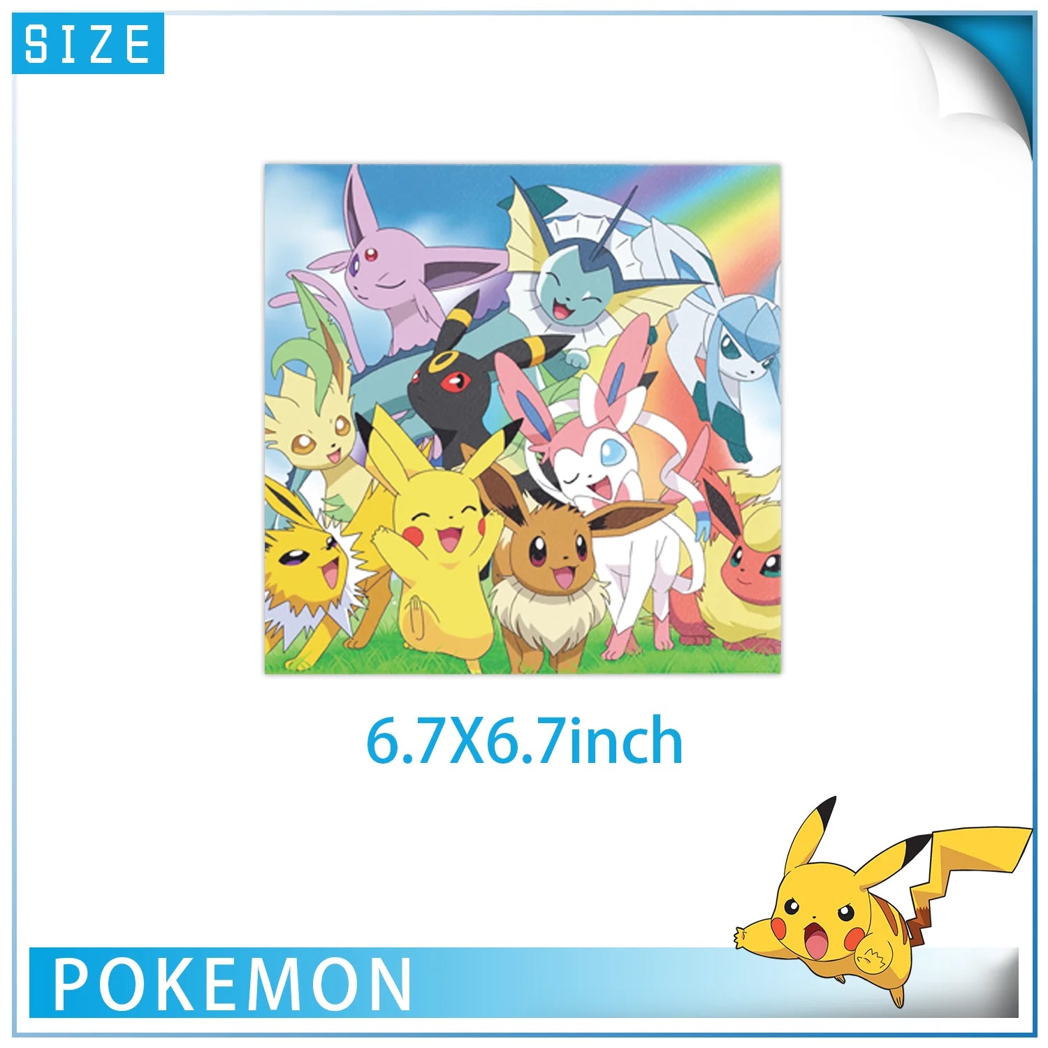 Pokemon Birthday Party Decor Disposable Tableware