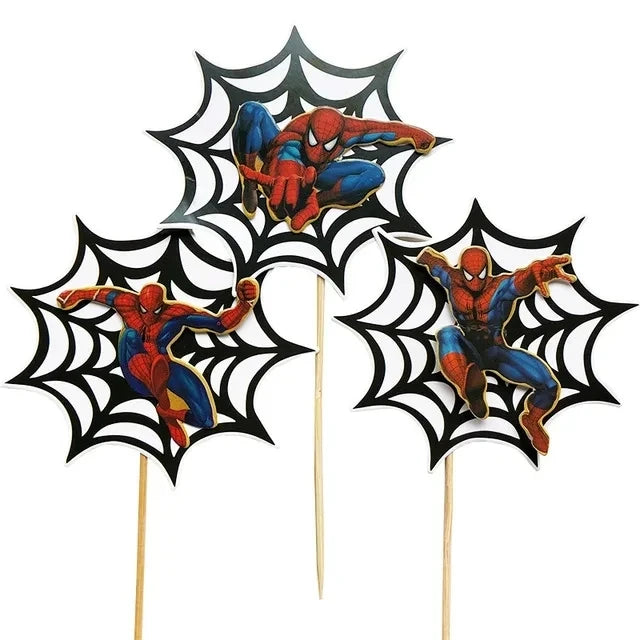 Spiderman Cake Toppers