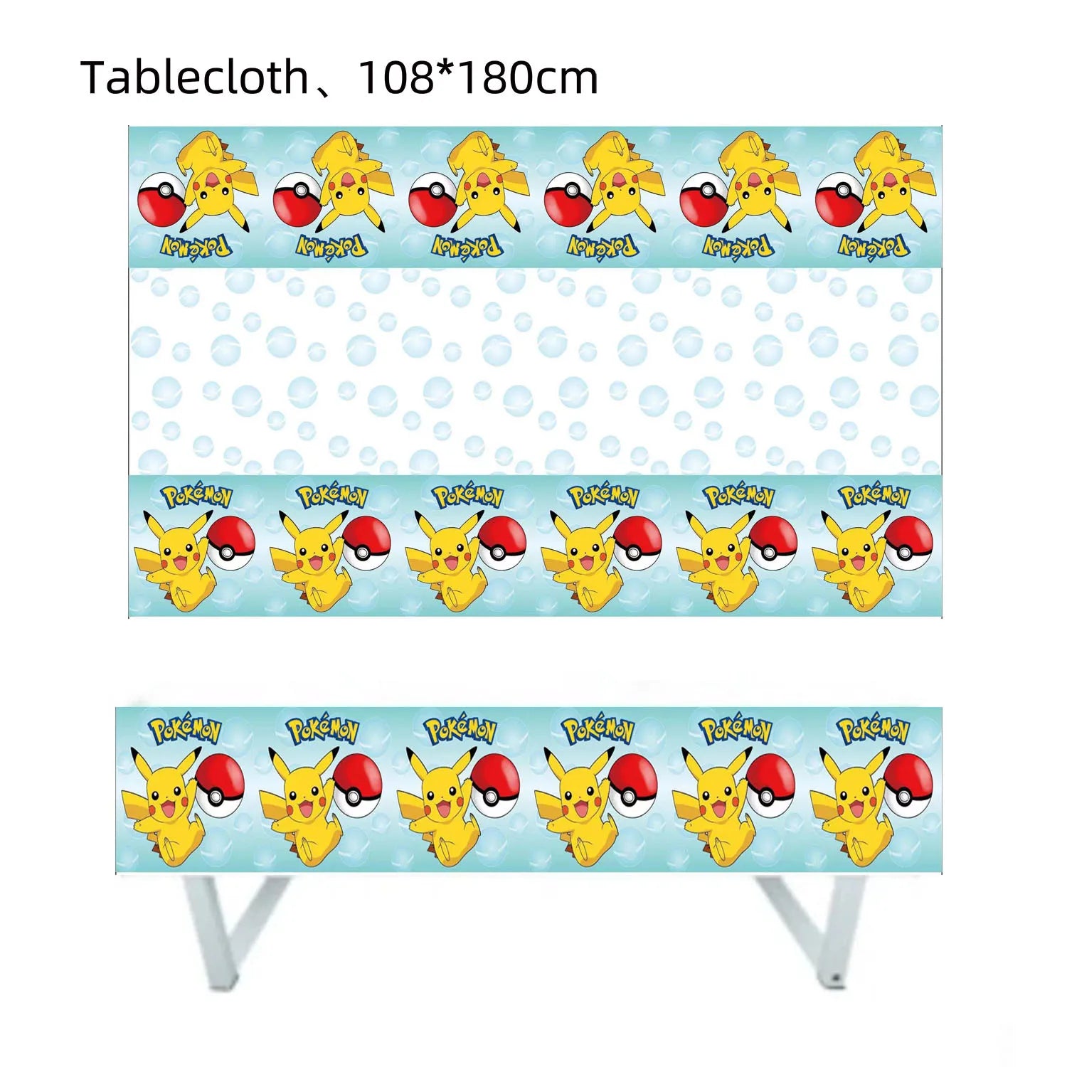 Pokemon Birthday Party Decor Disposable Tableware