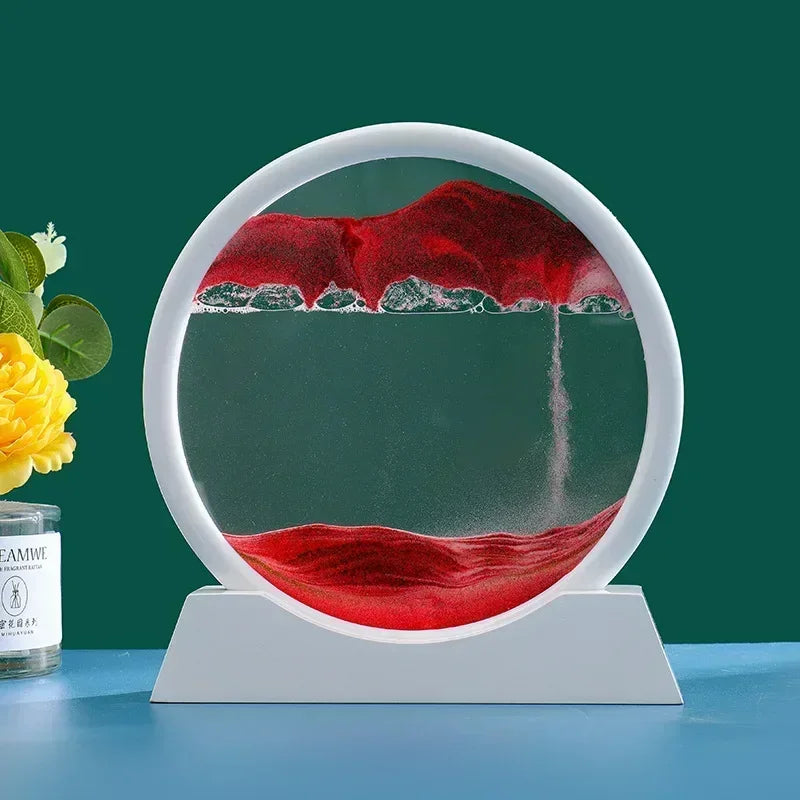 3D Moving Sand Art   Deep Sea Sandscape Hourglass