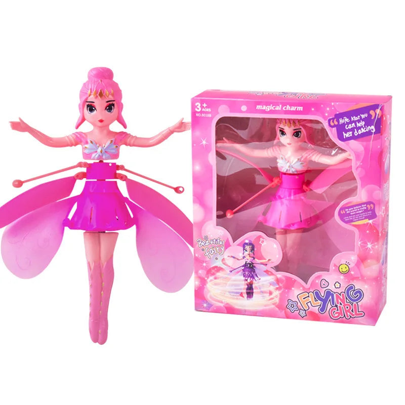 Little Princess Rotating Luminous Helicopter Doll