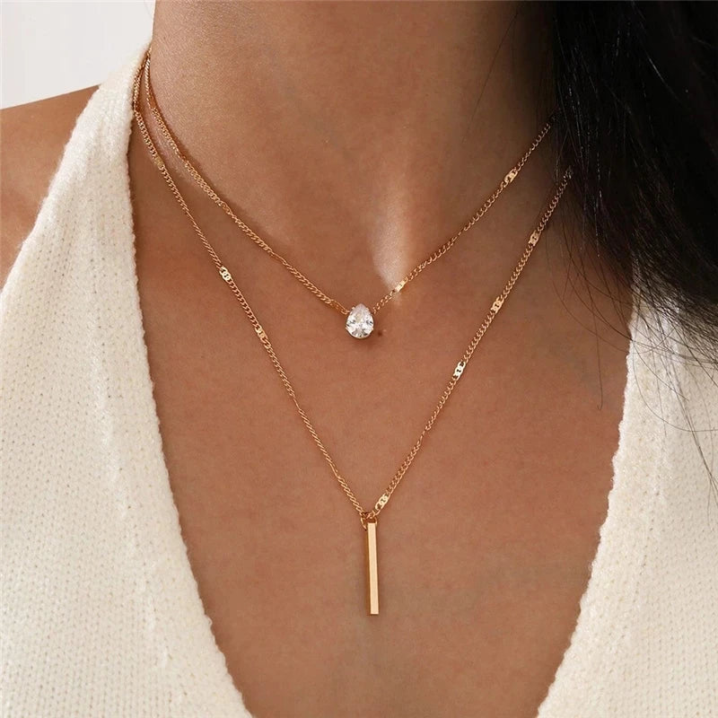 Stick Pendant Necklace