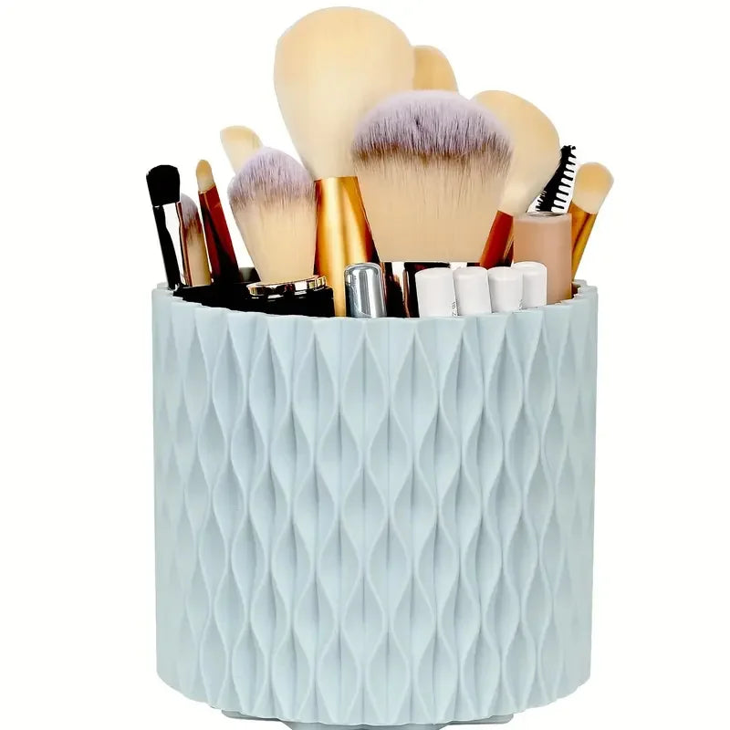 360° Rotating  Makeup Brushes Holder Organizer