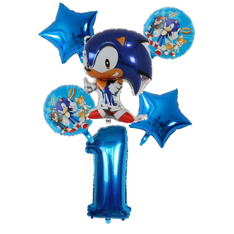 New Cartoon Sonics Birthday Party Decorations