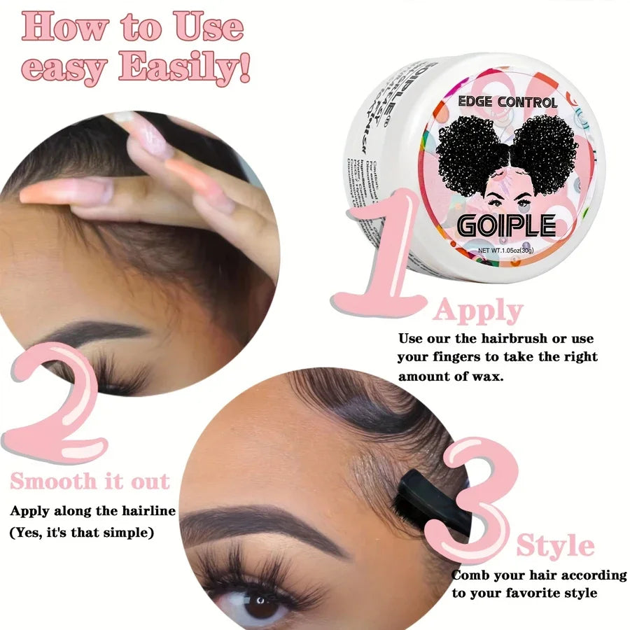 GOIPLE 30g Women Edge Control Wax Kit