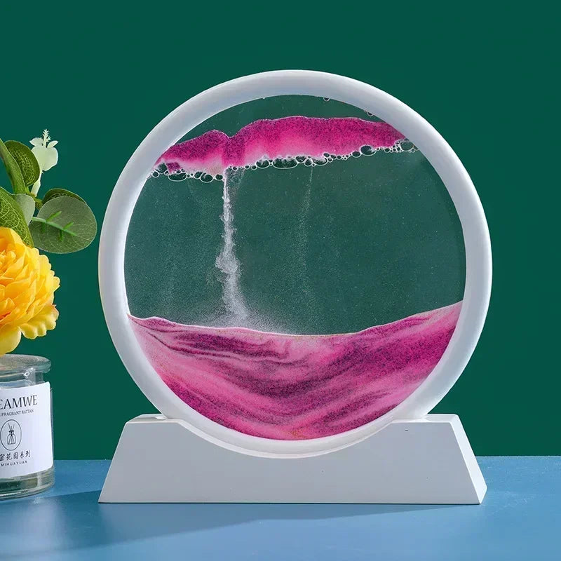 3D Moving Sand Art   Deep Sea Sandscape Hourglass