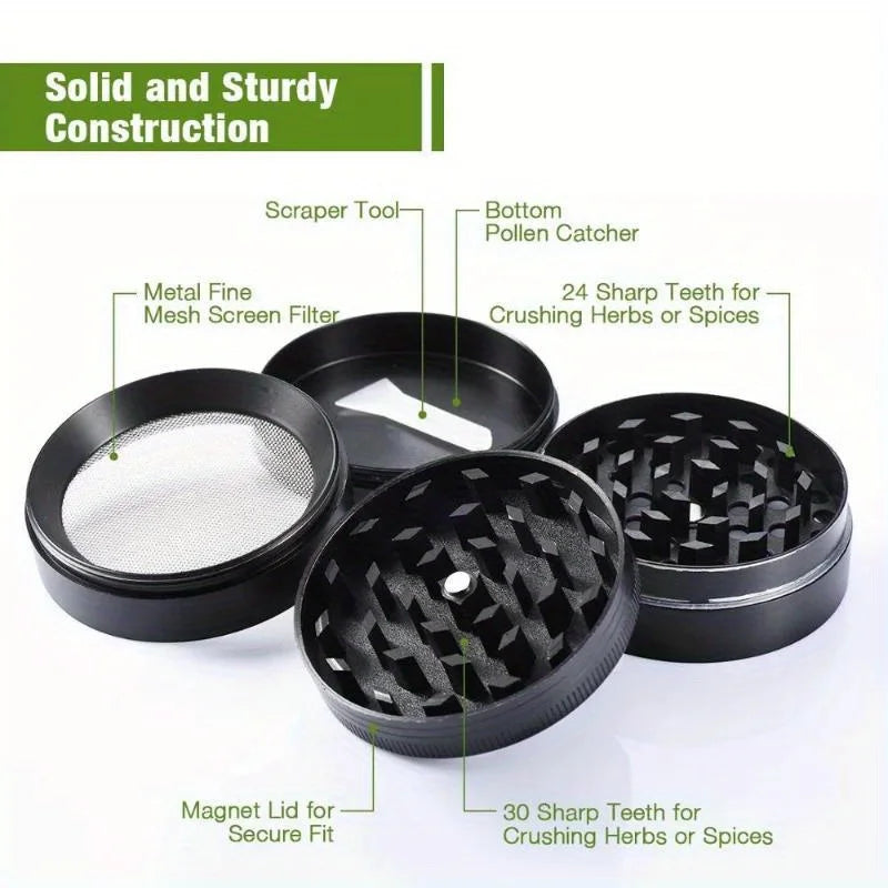 40mm Metal Herb Grinder 4-Layer