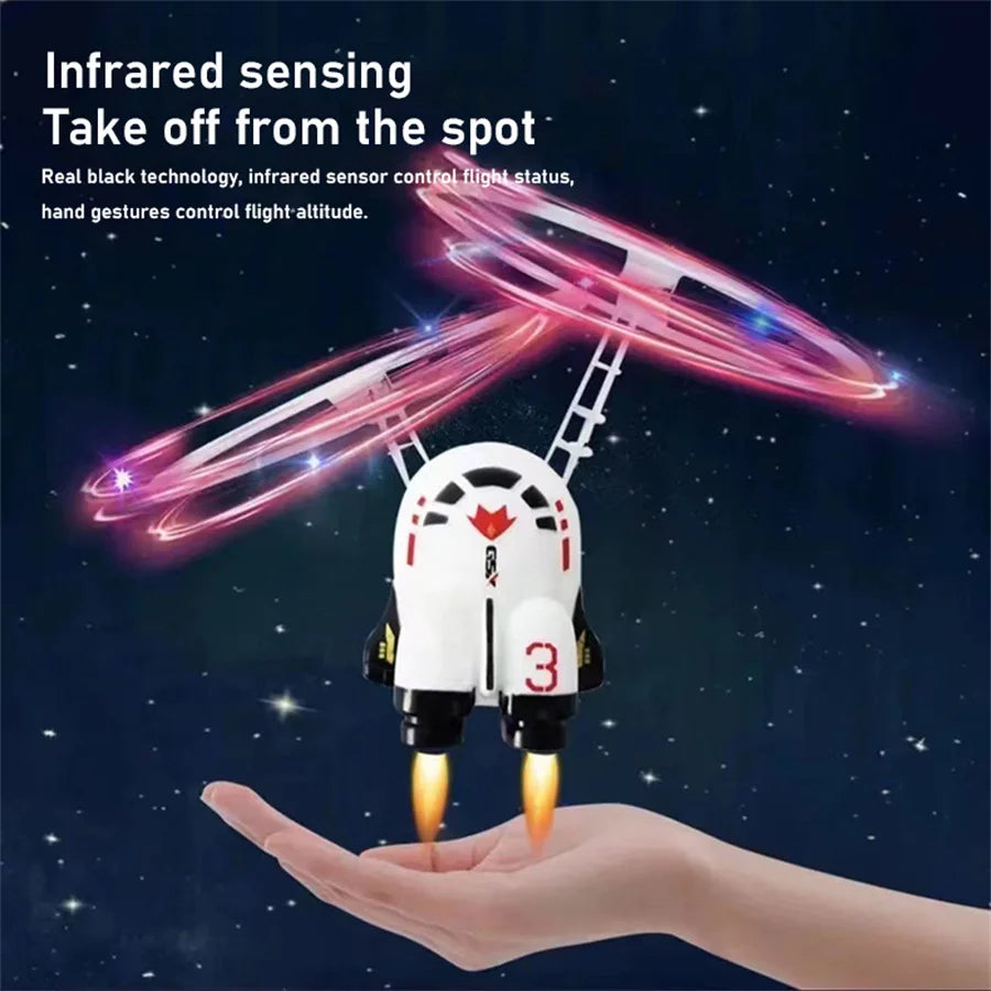 Mini Infrared  Flying Toy Astronaut