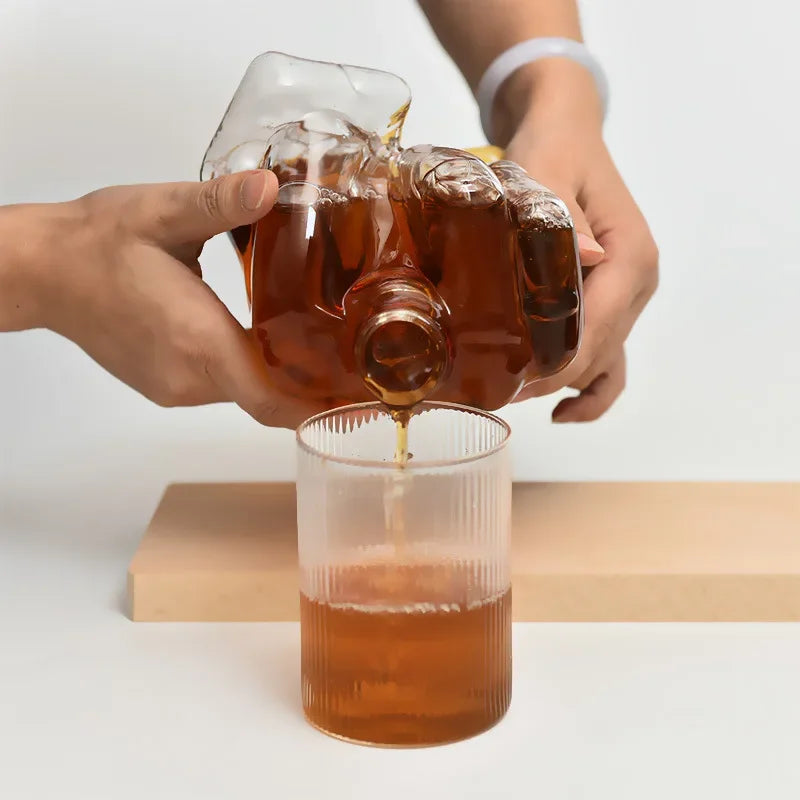 Middle Finger Glass Decanter