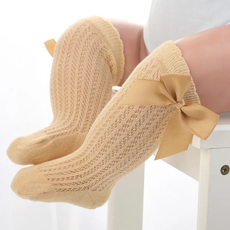 Baby Girls  Mesh Knee Socks