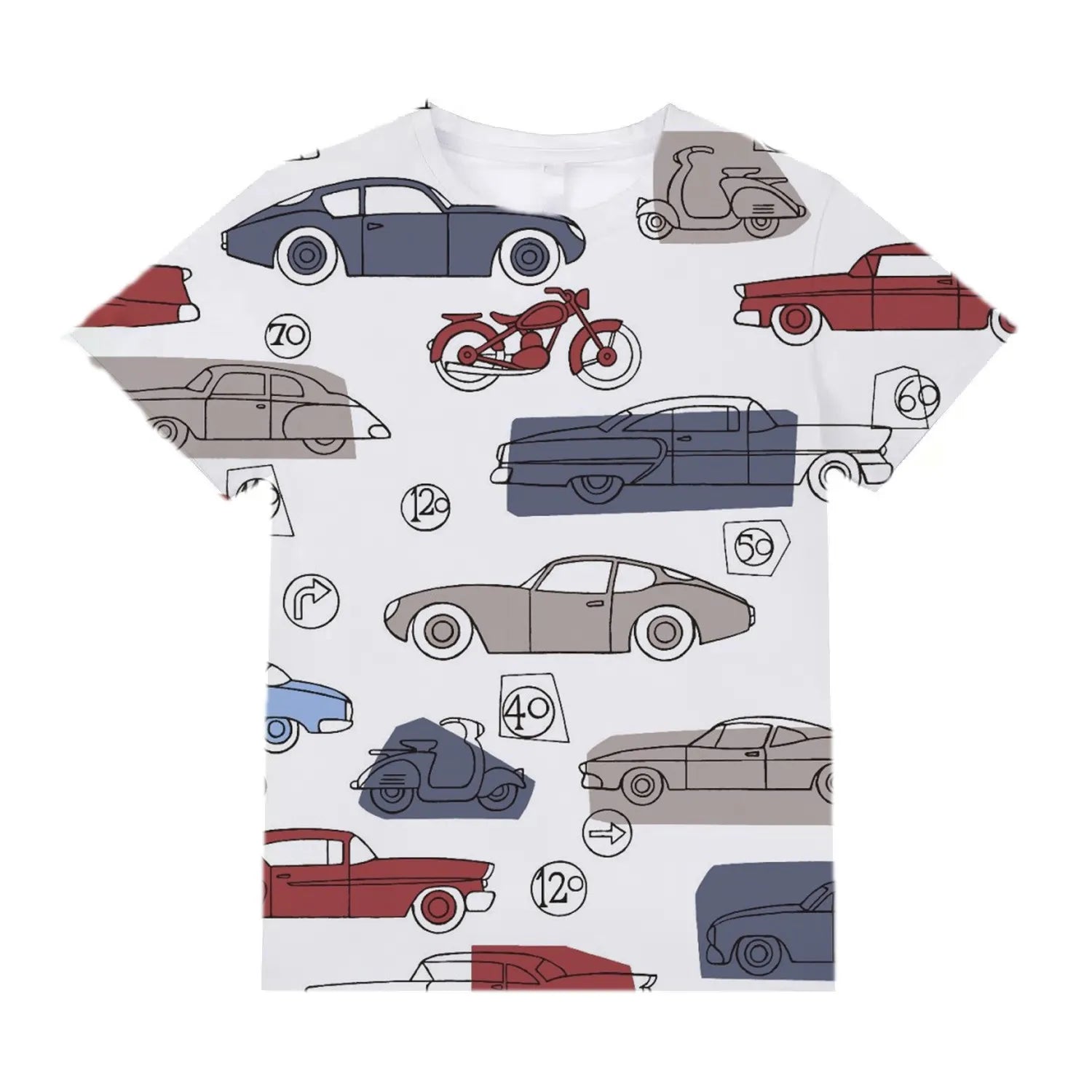 Cartoon Car  T-Shirt